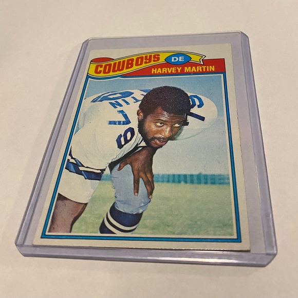 1977 Topps Football Card Other - Harvey Martin 1977 Topps Football Card # 427 Dallas Cowboys Vintage Collectible